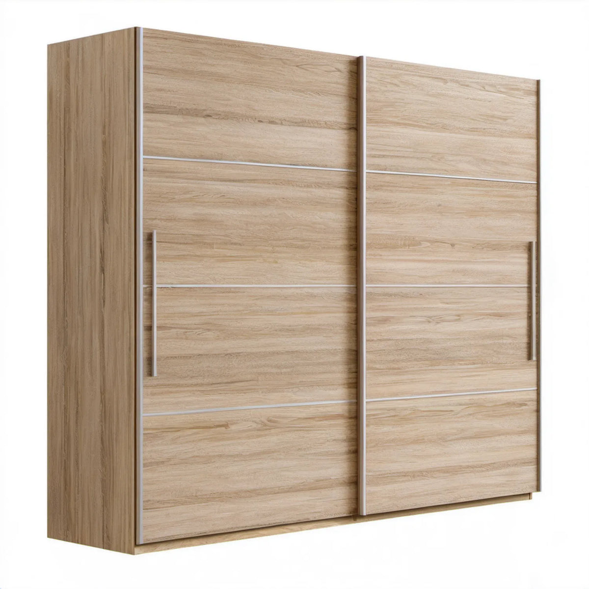 Szafa przesuwna dąb sonoma 180 × 60 × 215 cm z płyty laminowanej